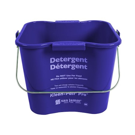 San Jamar Pail Pro, 6Qt Blue KPP196KCBL